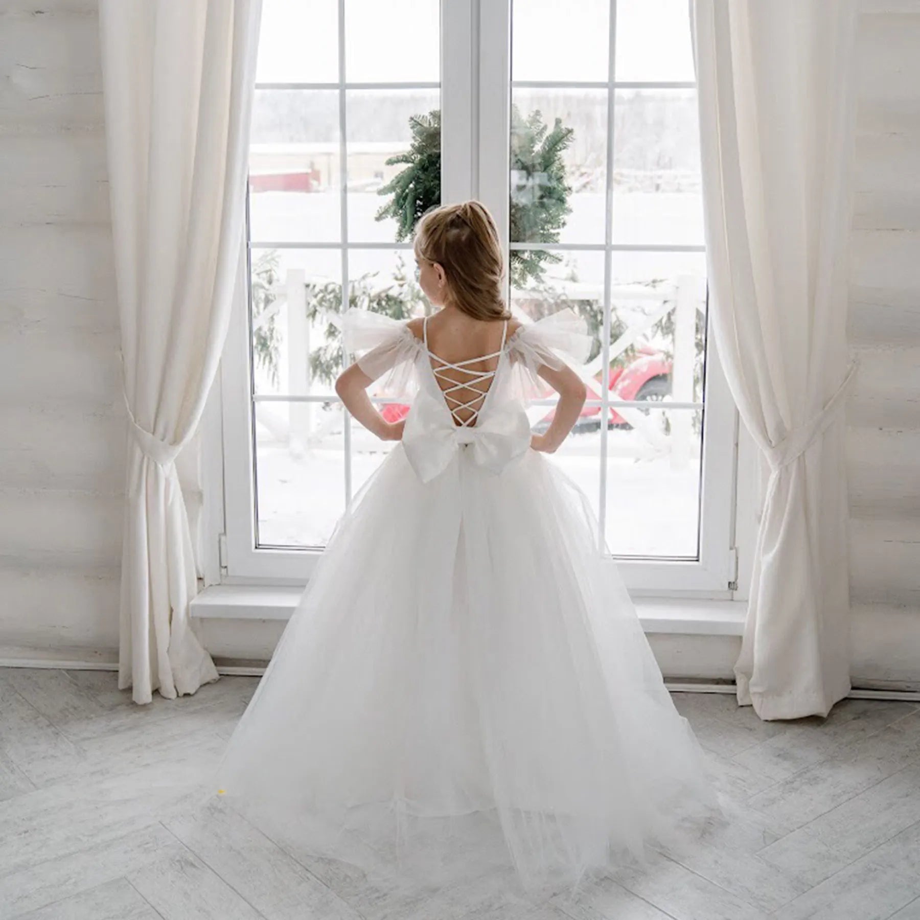 Flower Girl Long Dress "Melissa"