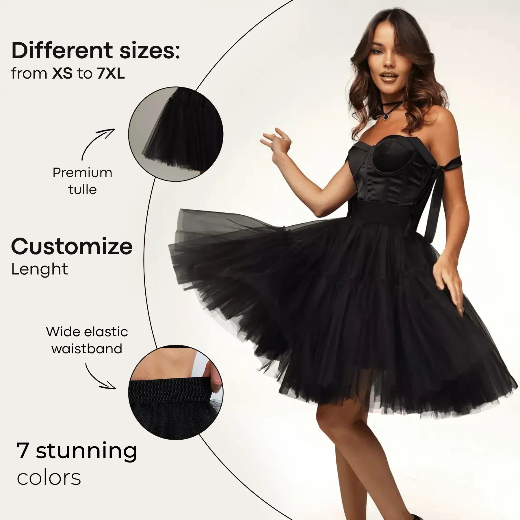 Short Tulle Skirt