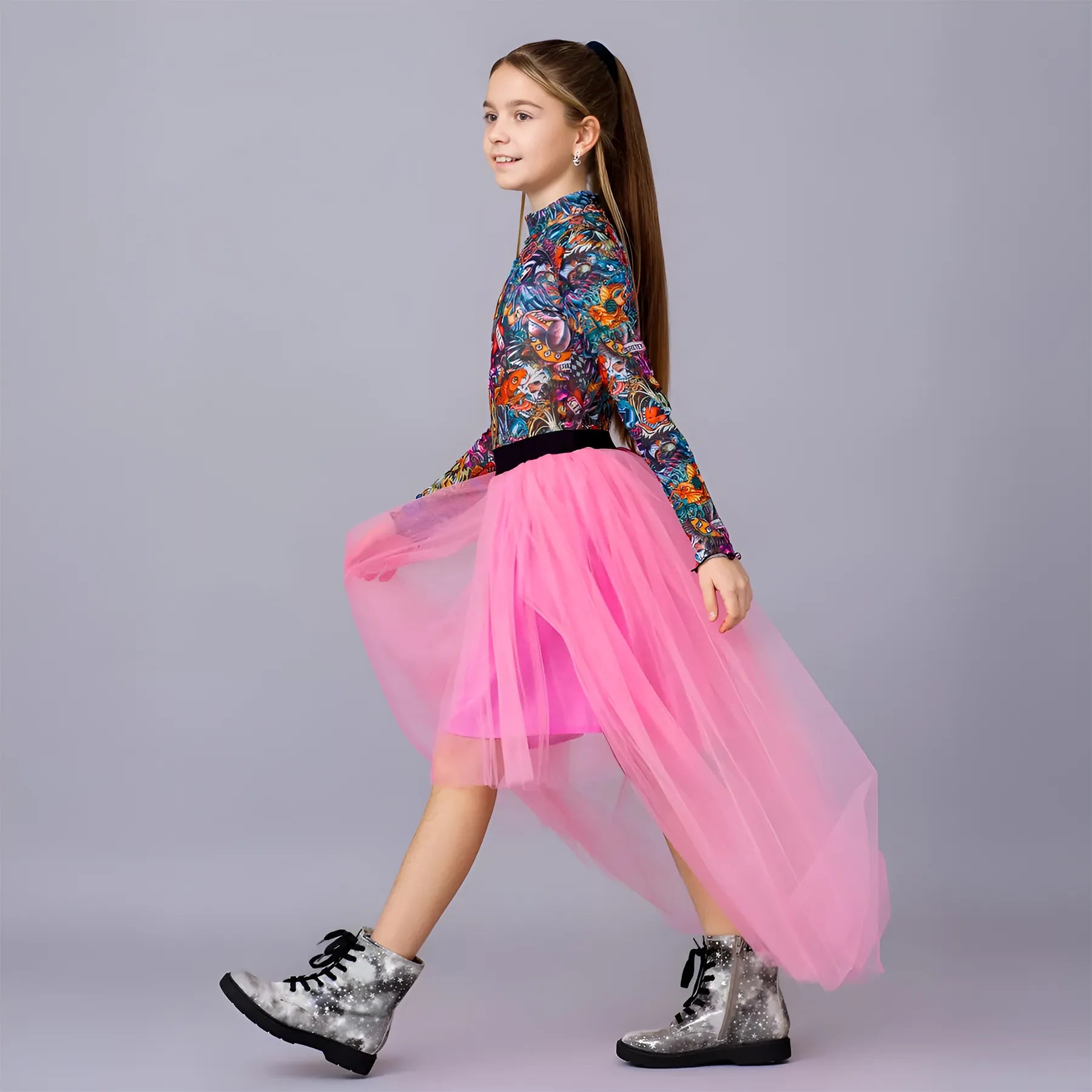 Girls Short Tulle Skirt