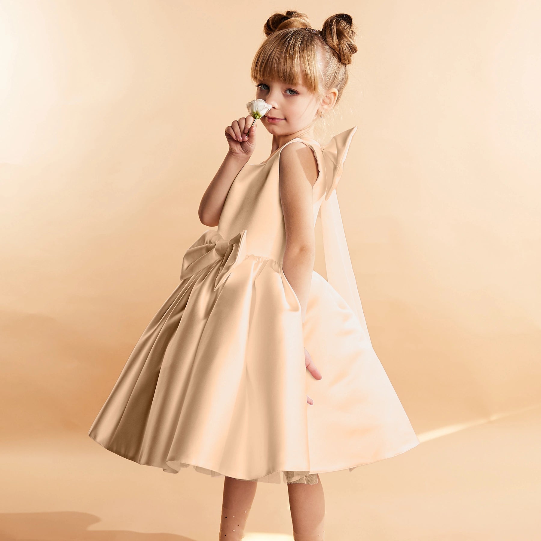 Flower Girl Short Dress "Lily"