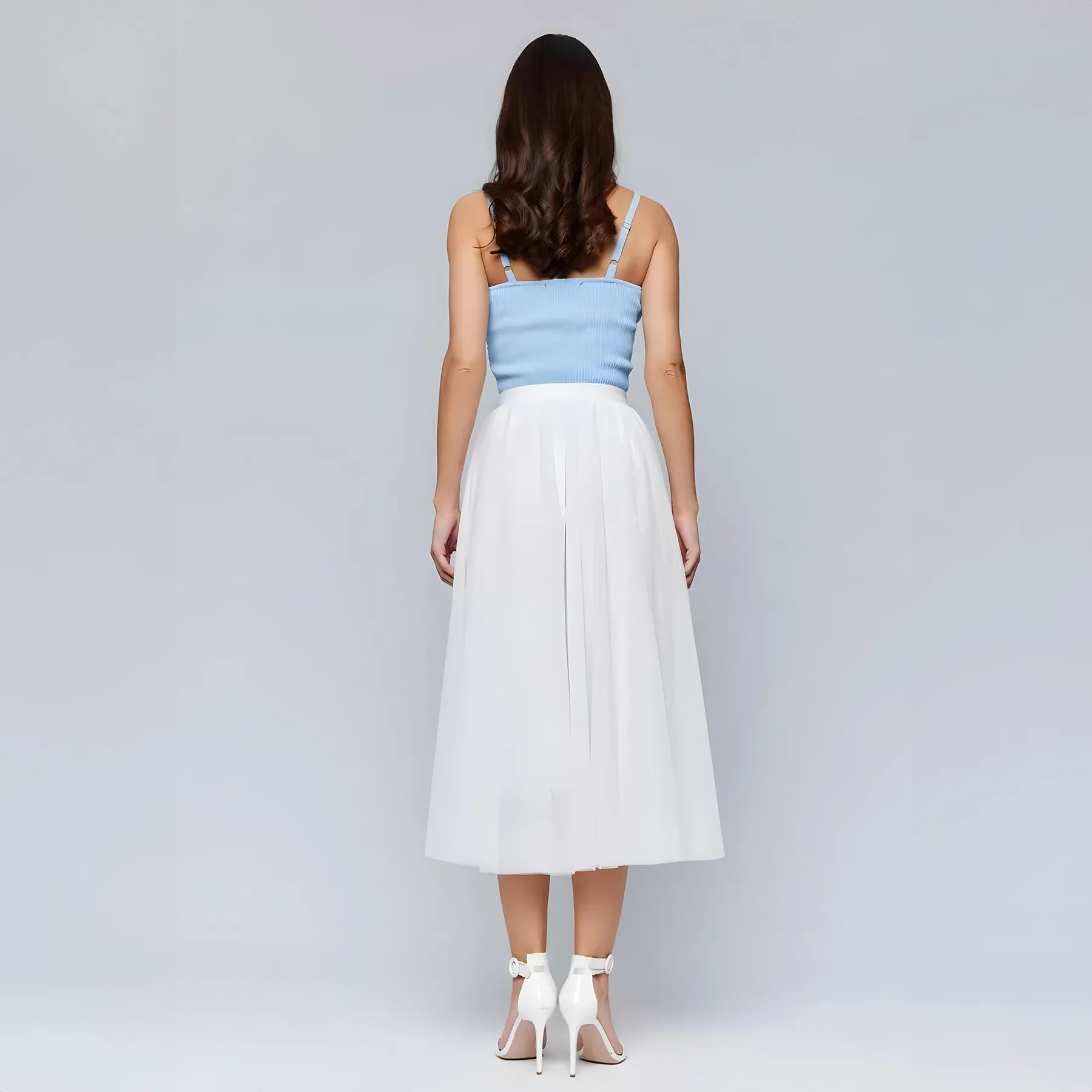 Tea Length Tulle Skirt