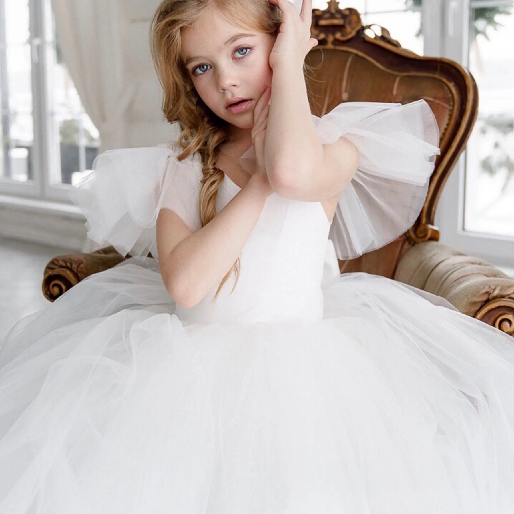 Flower Girl Long Dress "Melissa"