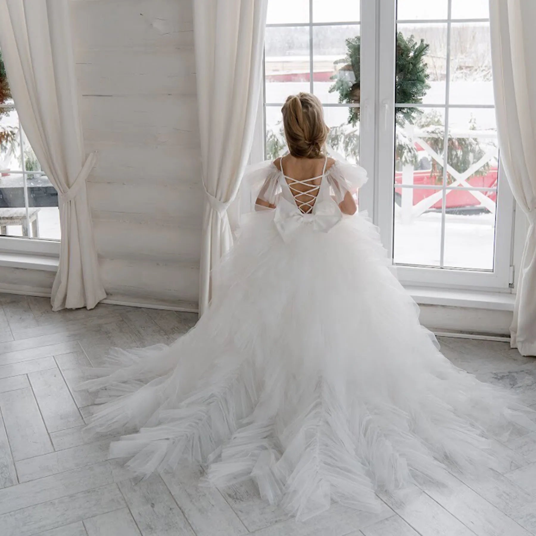 Flower Girl Long Dress "Melissa"