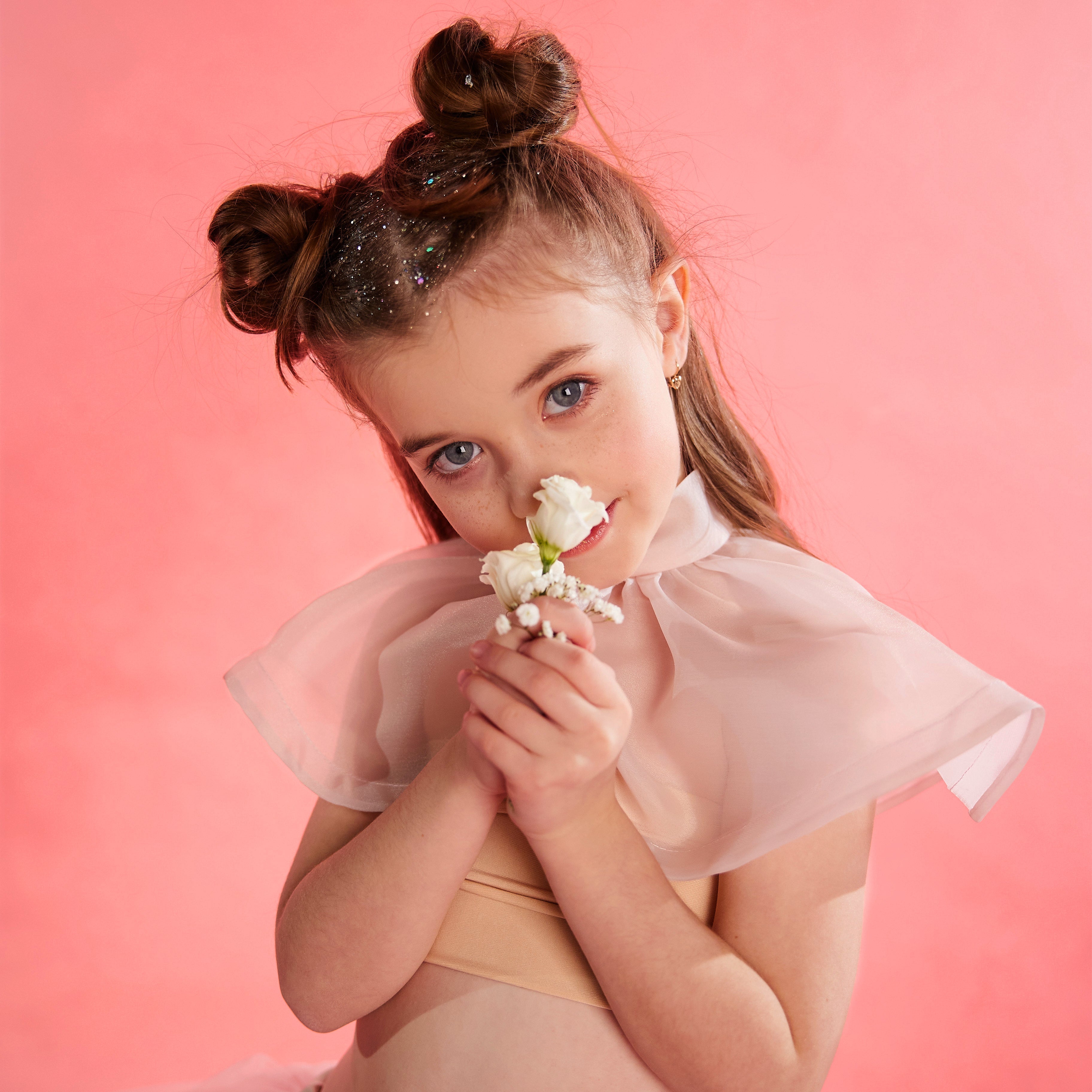 Birthday Party Skirt With Collar ’Lotus’