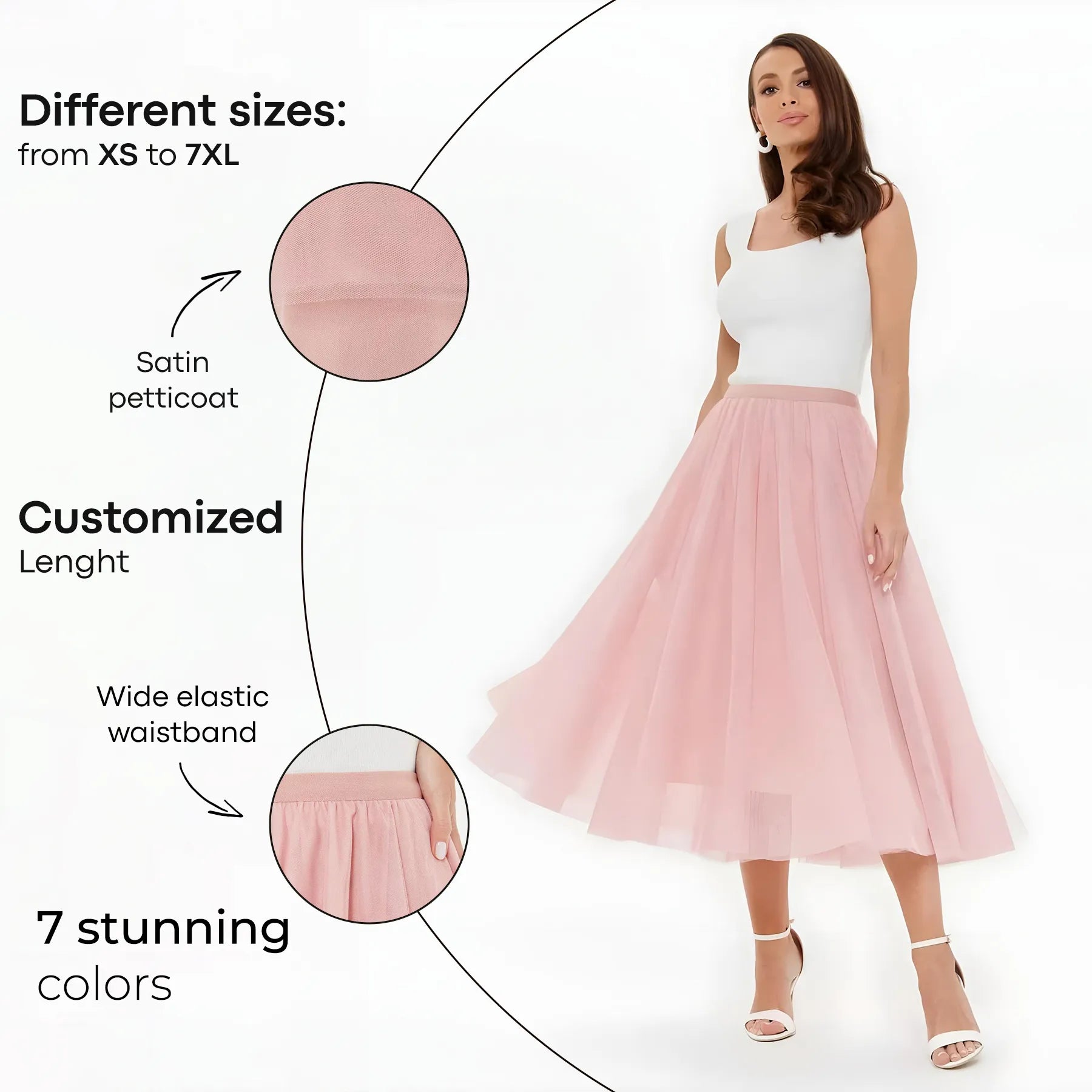 Circle Tulle Skirt