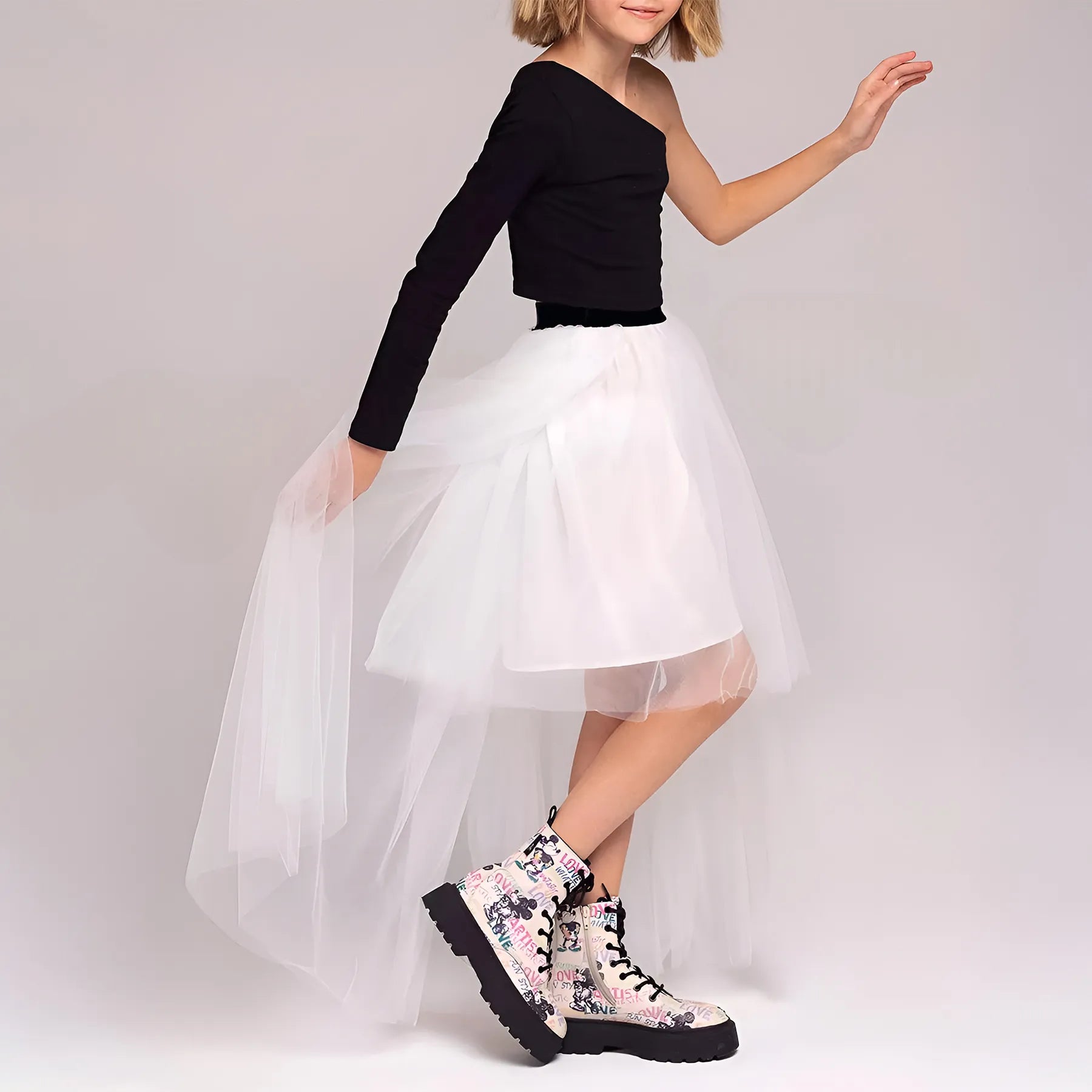 Girls Short Tulle Skirt