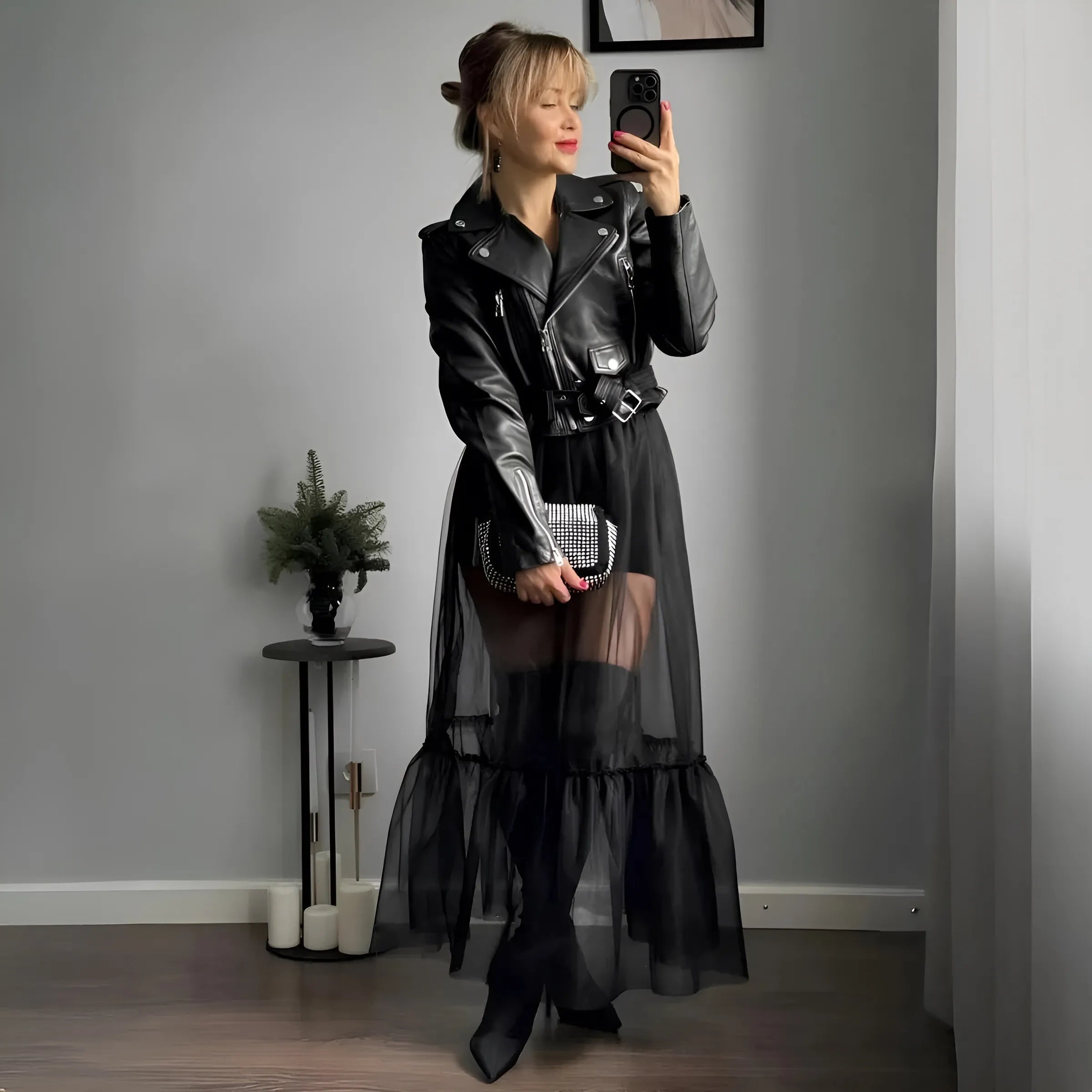 Sheer Tulle Skirt