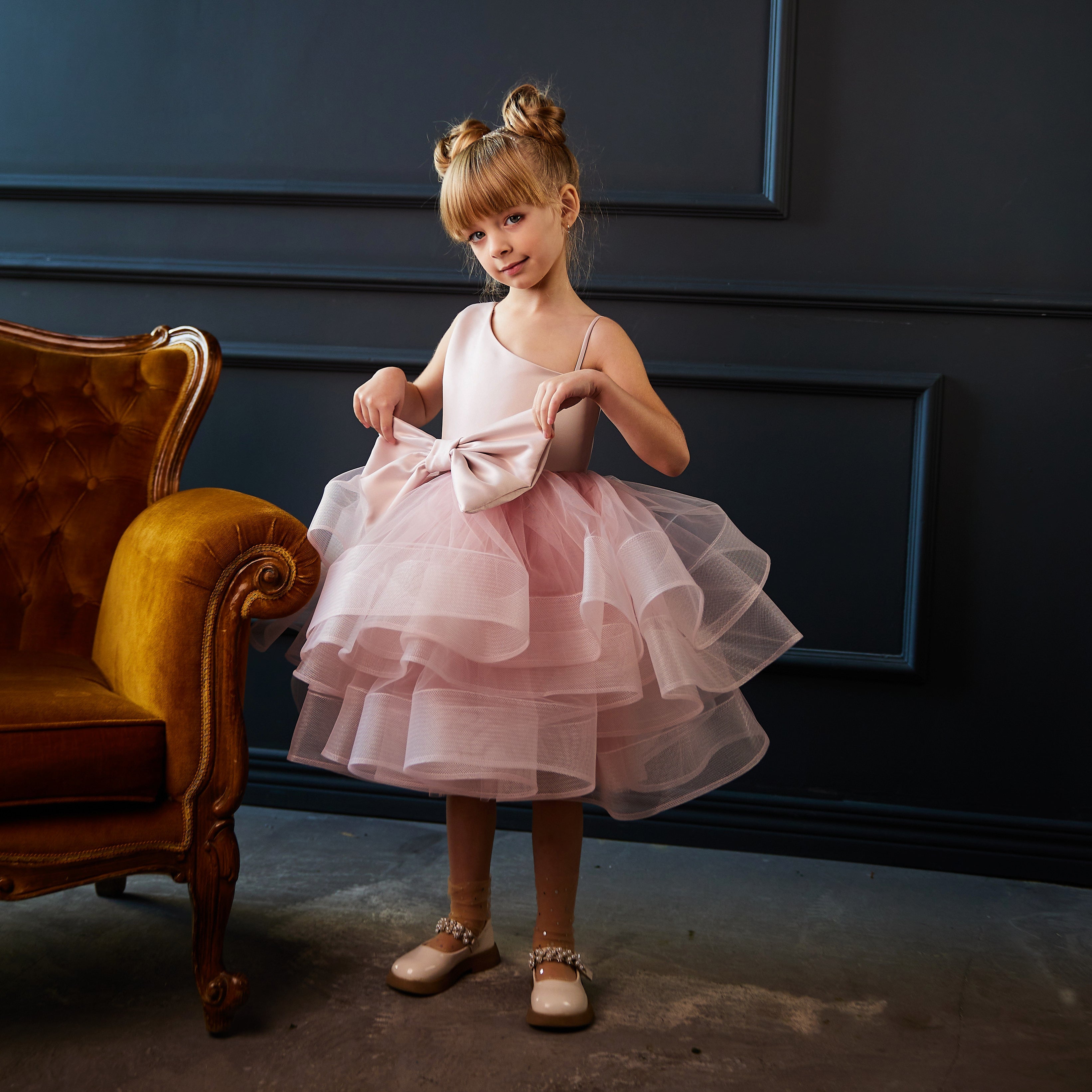 Flower Girl Short Dress ’Dahlia’