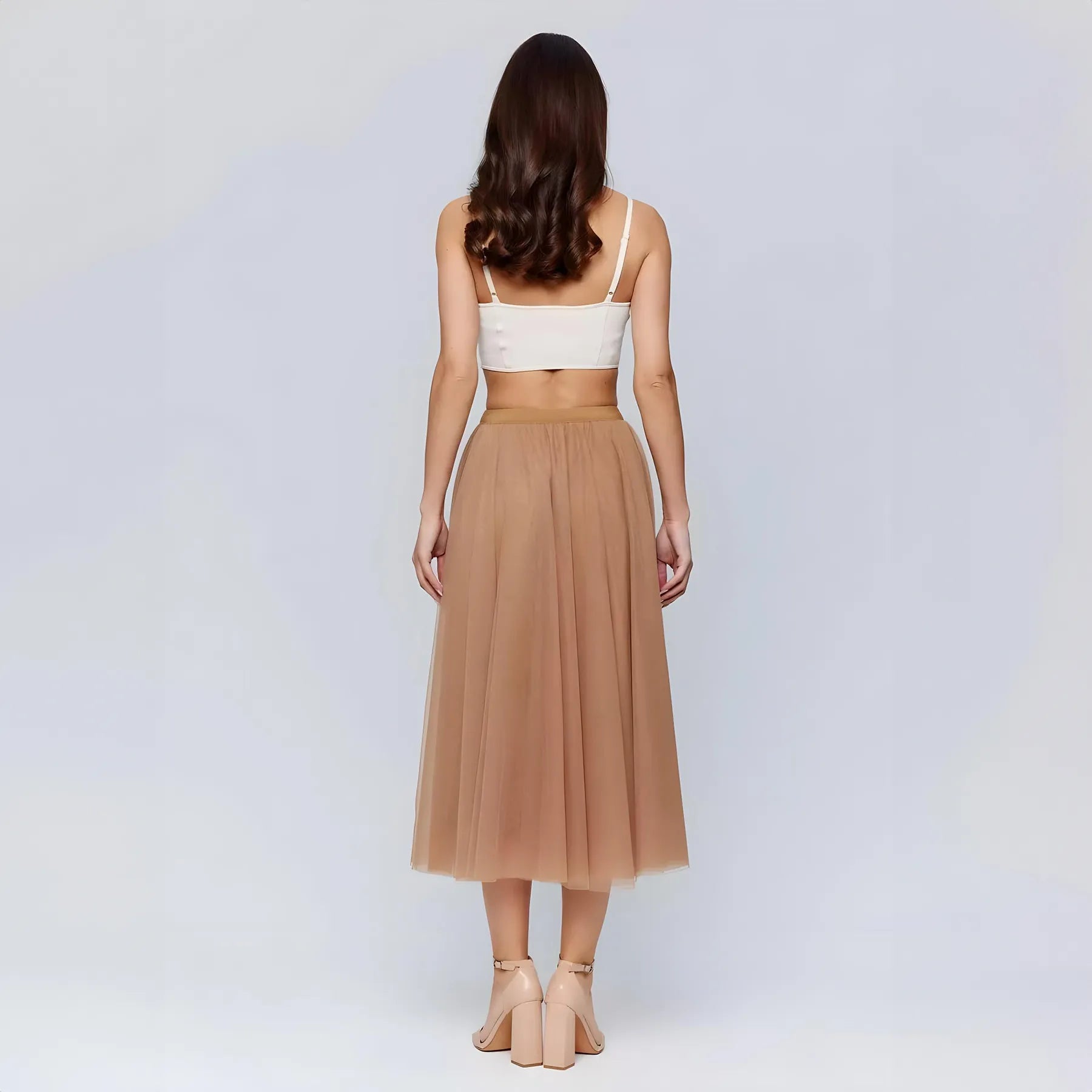 Midi Tulle Skirt
