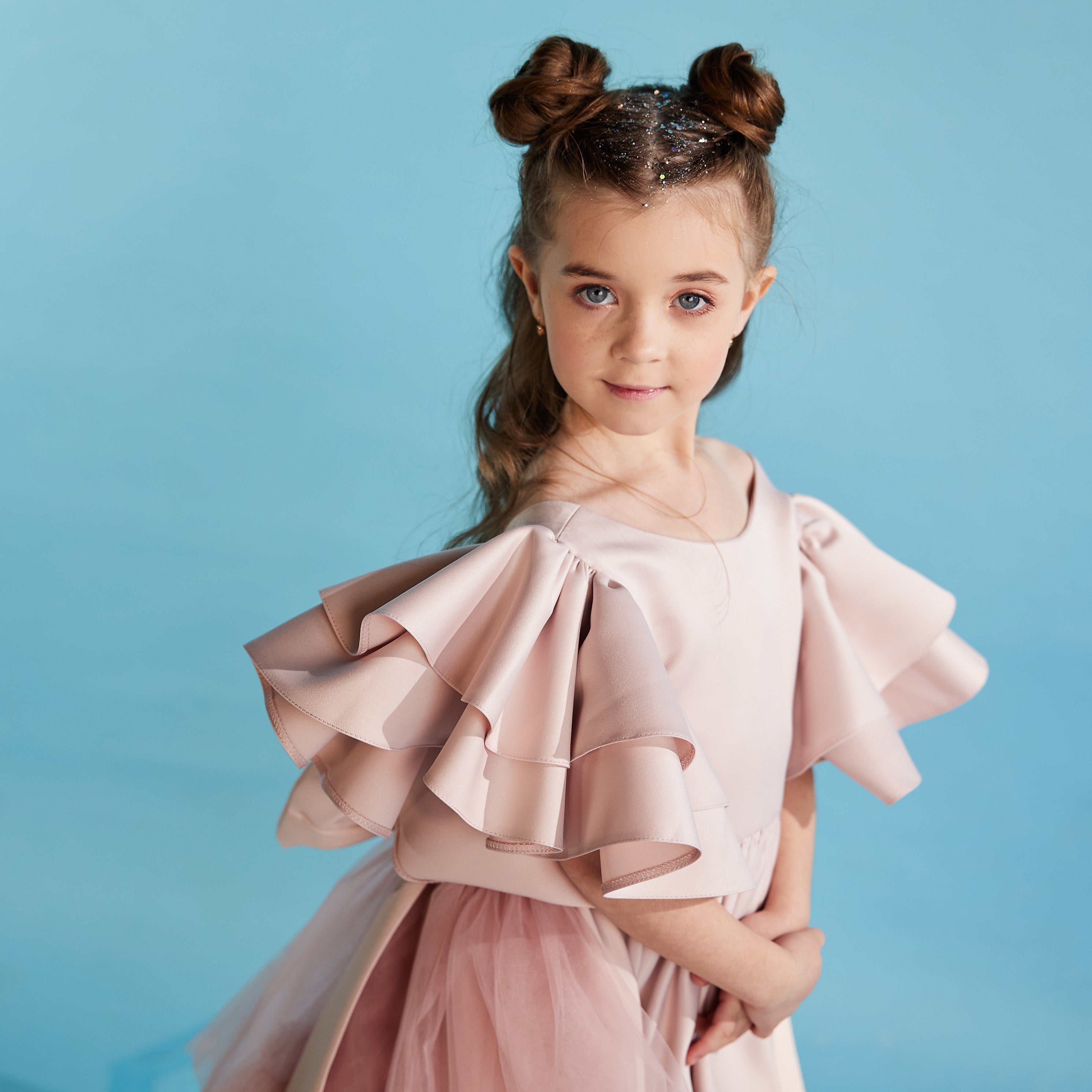 Flower Girl Dress With Train ’Peony’