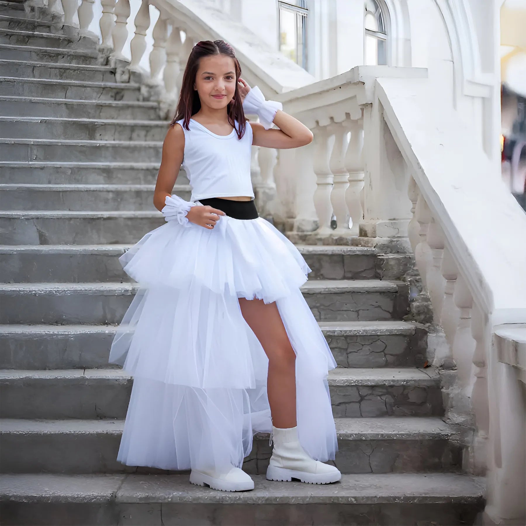 Layered Tulle Skirts for Girls