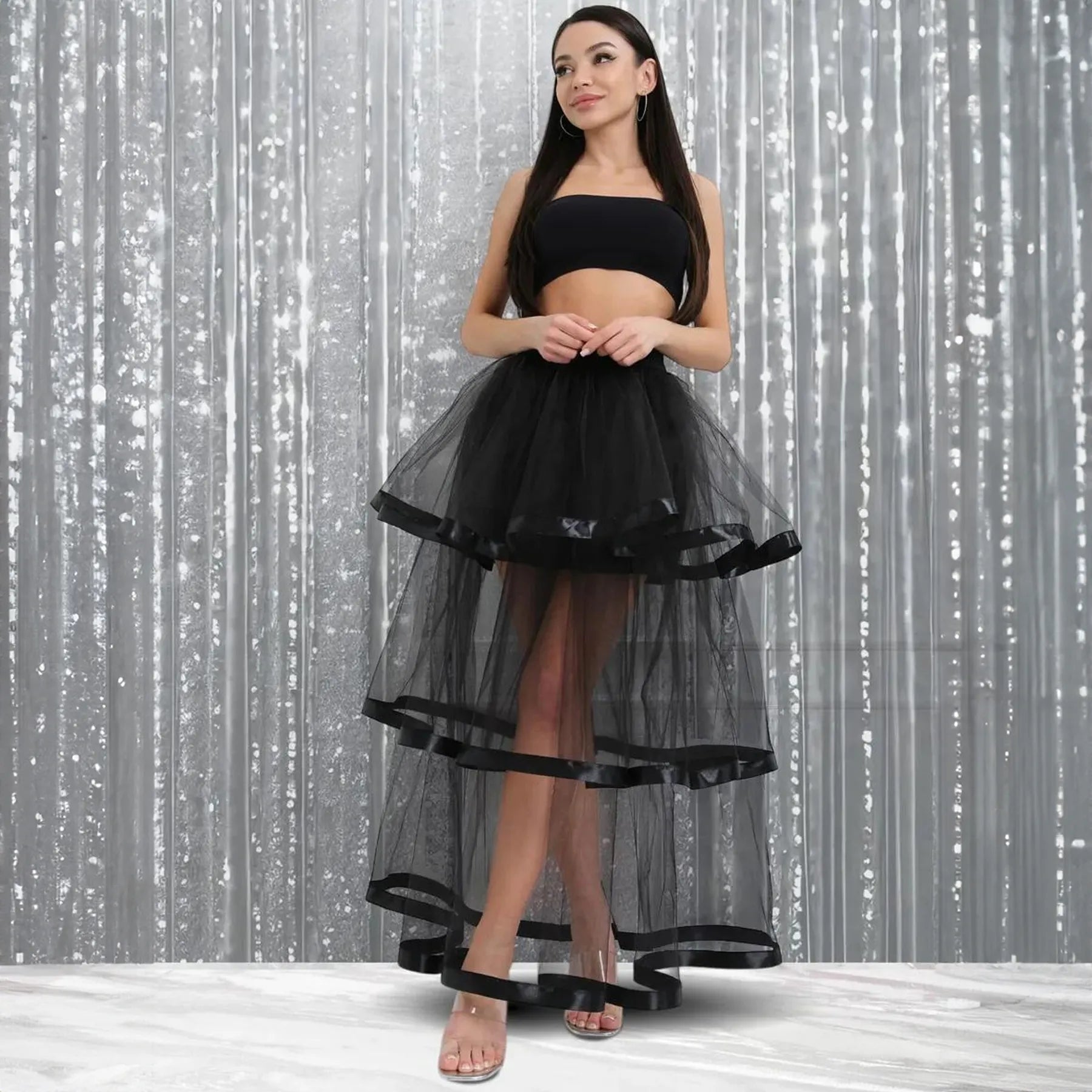 Layered Tulle Skirt