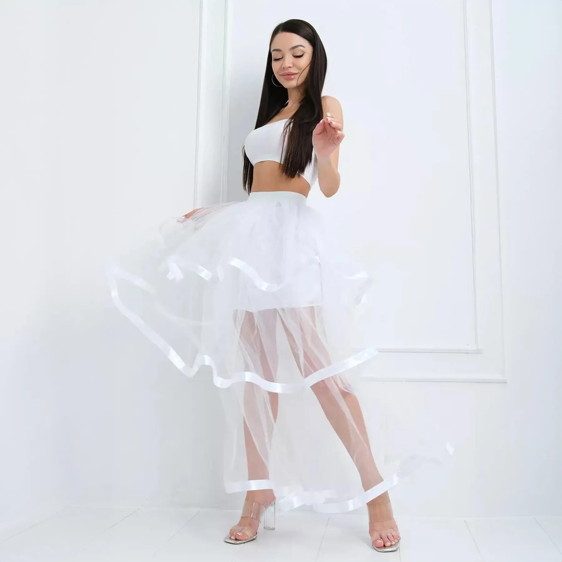 Layered Tulle Skirt