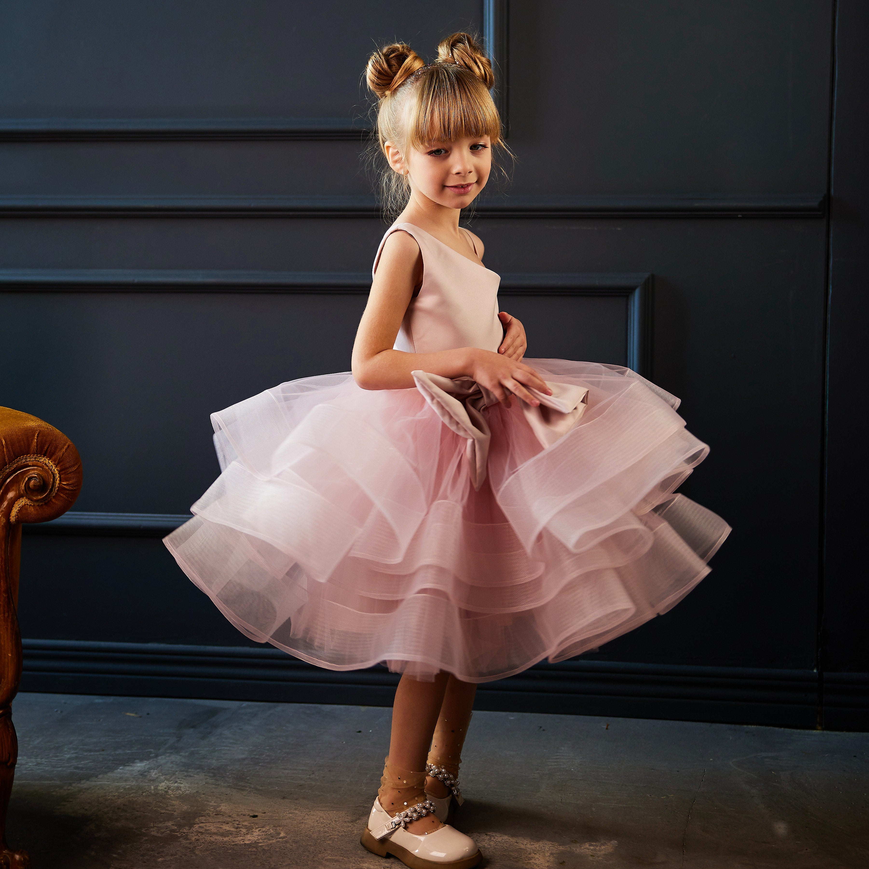 Flower Girl Short Dress ’Dahlia’