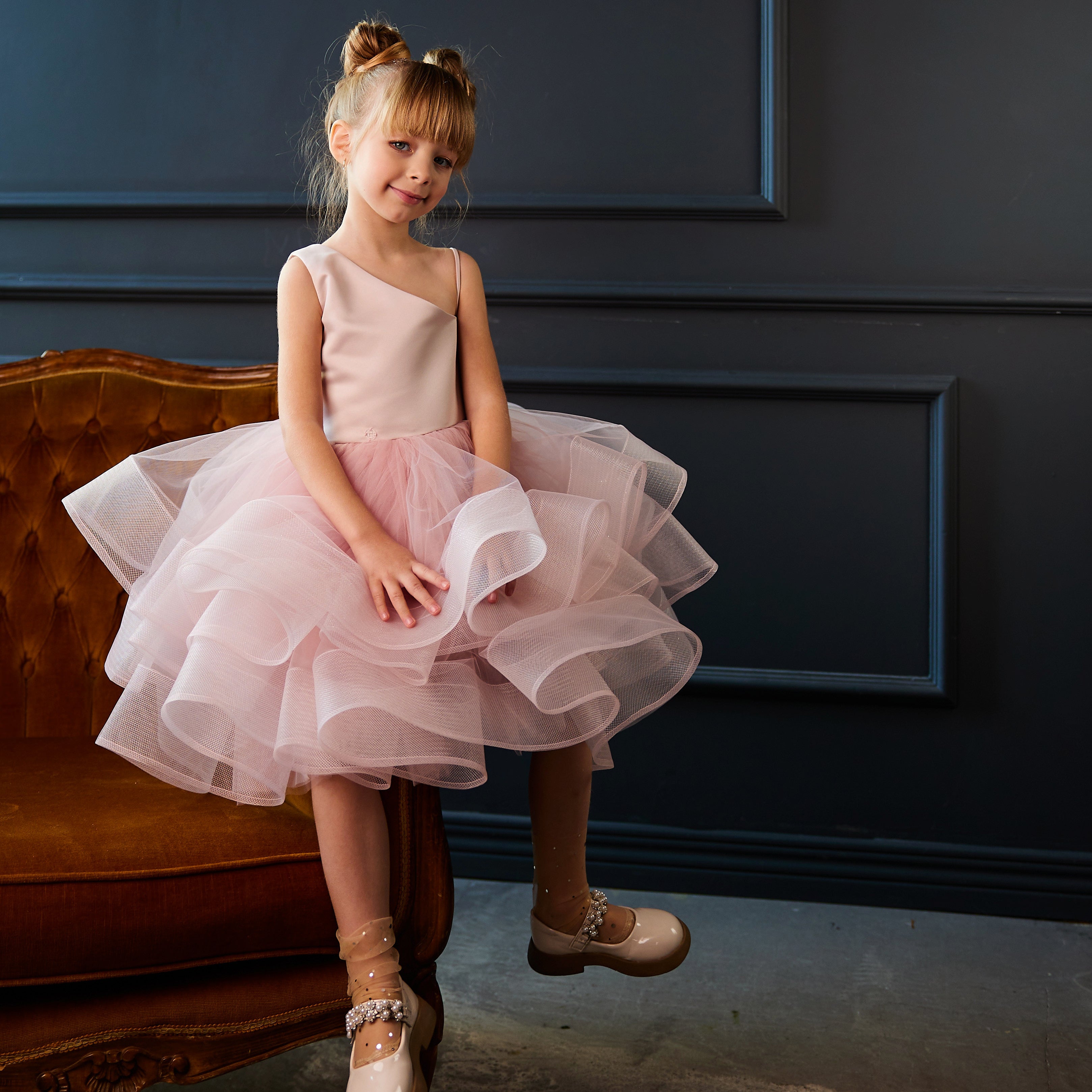 Flower Girl Short Dress ’Dahlia’