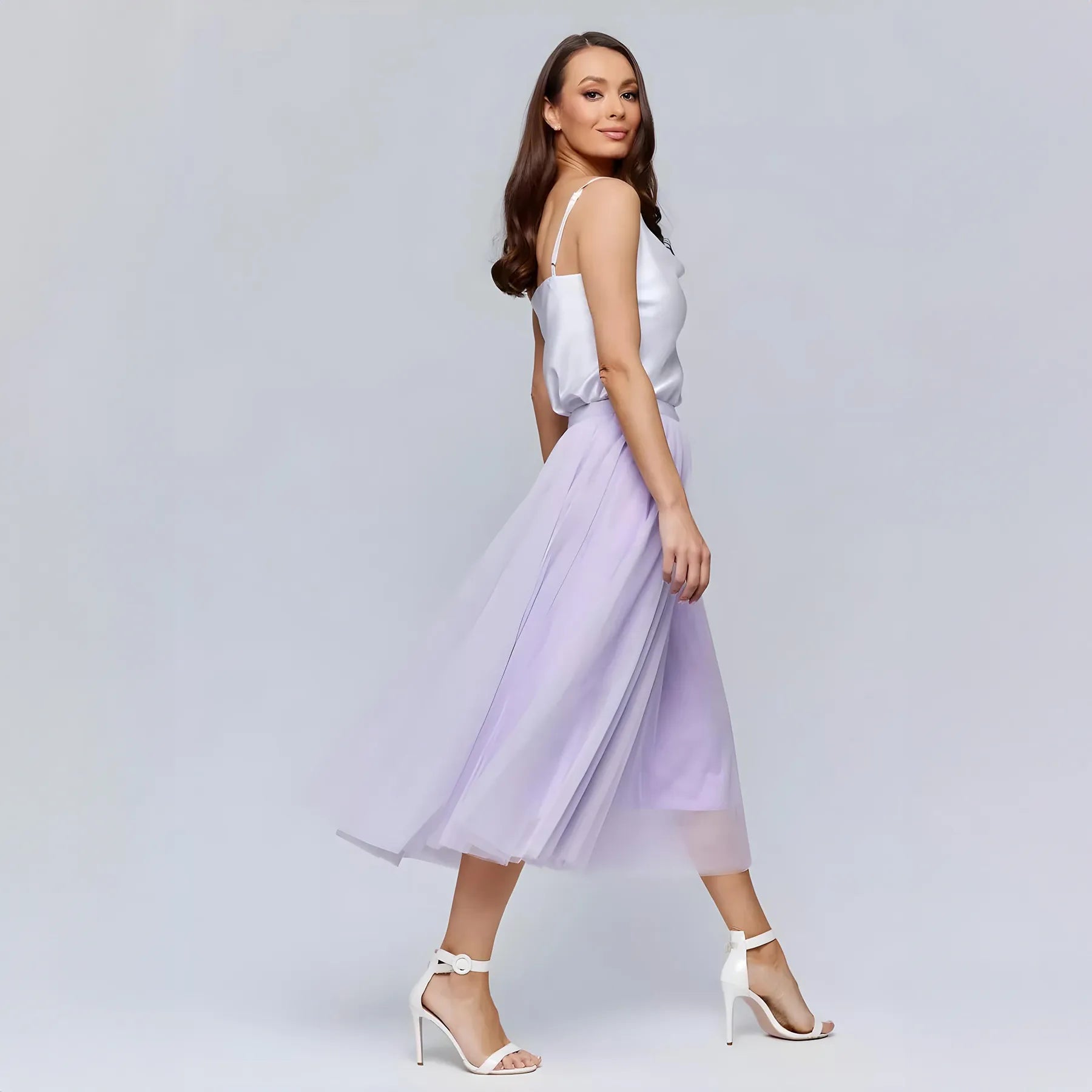 High Waist Tulle Skirt