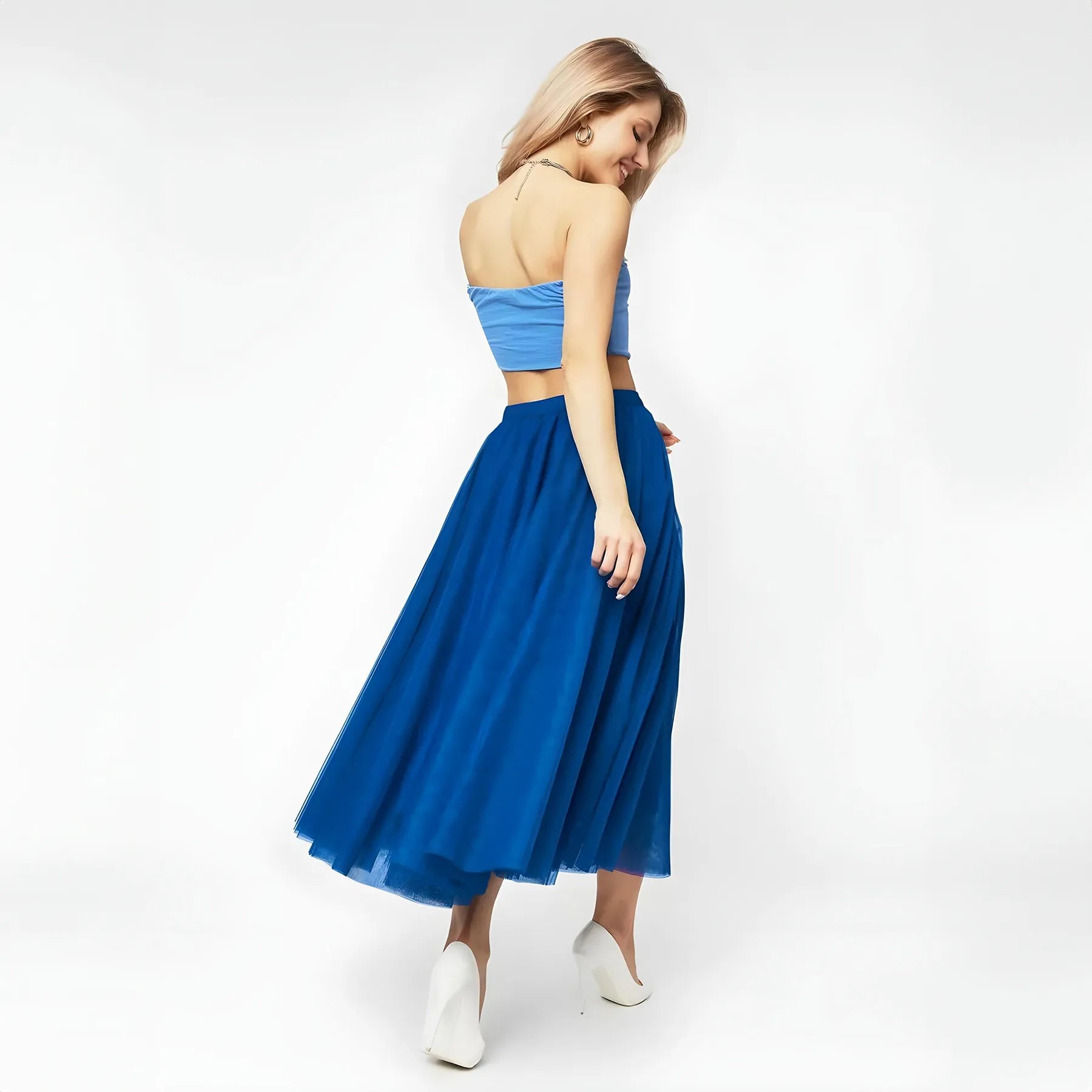 Long Tulle Skirt