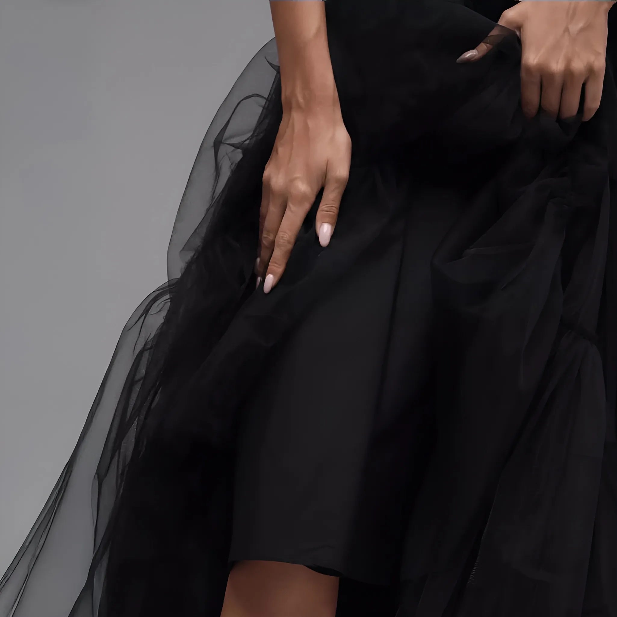 Layered Tiered Tulle Skirt