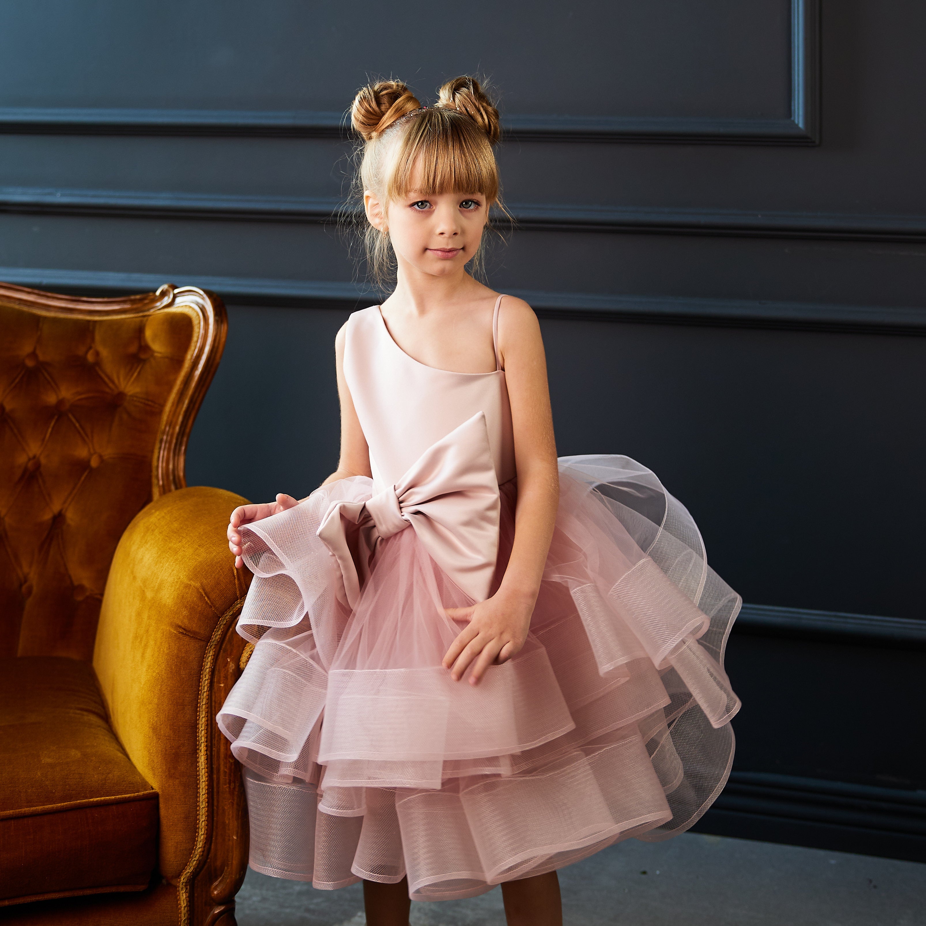 Flower Girl Short Dress ’Dahlia’