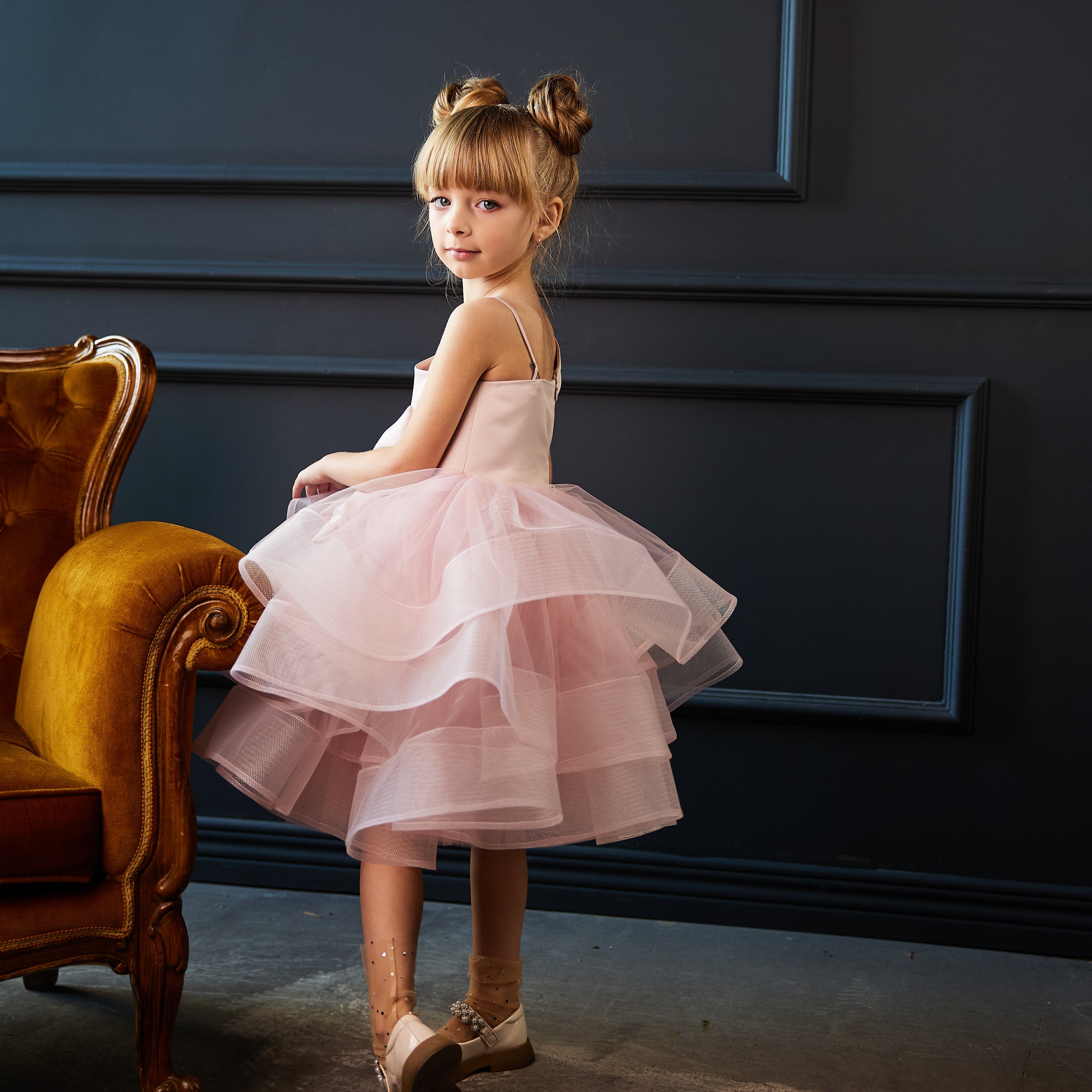 Flower Girl Short Dress ’Dahlia’