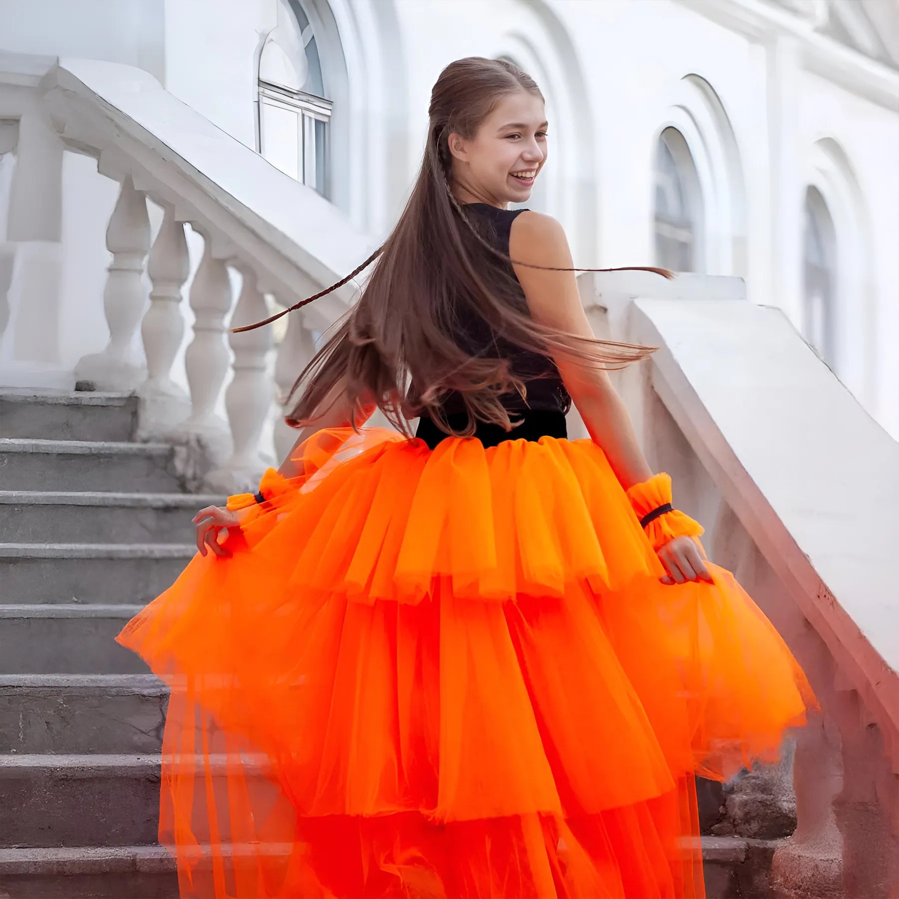 Layered Tulle Skirts for Girls